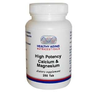 Healthy Aging Nutraceuticals High Potency Calcium & Magnesium 250 Tab