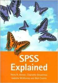 SPSS Explained, (0415274109), Perry Hinton, Textbooks   