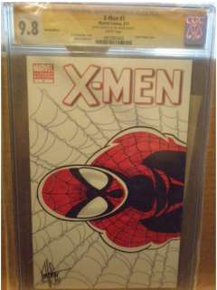 MEN #7 BLANK VARIANT SS CGC 9.8 WITH SKETCH AND COA  