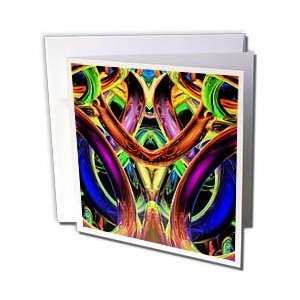 Perkins Designs Abstract   Rings of Illumination 3 colorful abstract 