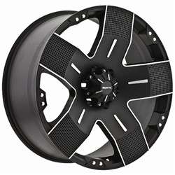 16 inch Ballistic Hyjak black wheels rims 6x5.5 6x139.7 / Titan FJ 