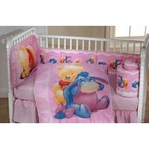  Winnie the Pooh Pink Crib Bedding Set Baby