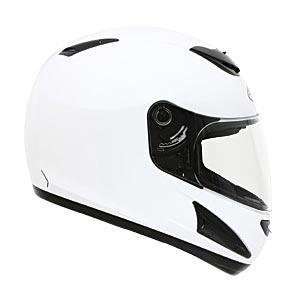  GMax GM58 Solid Helmet   Medium/White Automotive