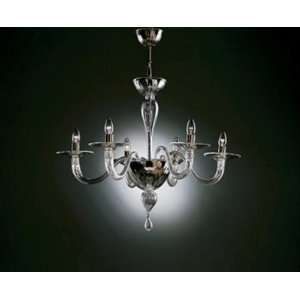  Accademia Series Six Chandelier By Space Lighting   Gamma 