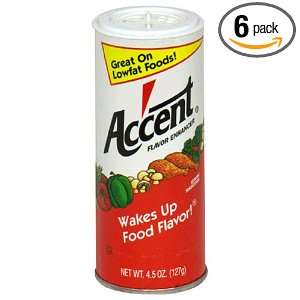 Accent Flavor Enhancer, 4.5 Ounce Grocery & Gourmet Food