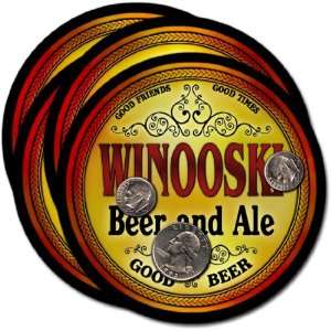  Winooski, VT Beer & Ale Coasters   4pk 