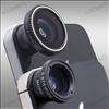 Wide Macro +180° Fish Eye Lens for iPhone 4G 4S iPod Camera Mobile 