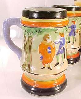 EARLY PORCELAIN JAPAN SET MUGS AND PITCHER No 2748 MNT  