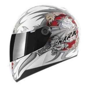  Shark S650 WINGS WHITE_RED XL MOTORCYCLE HELMETS 