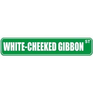   WHITE CHEEKED GIBBON ST  STREET SIGN