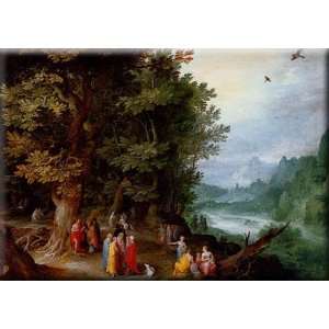   In The Wilderness 30x21 Streched Canvas Art by Brueghel, Jan the Elder