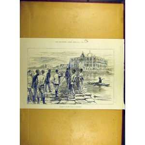  1884 Baker Pasha Massowah Old Print