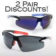 Mens Extreme Sporty Sunglasses Tough and Lightweight 4 Different 