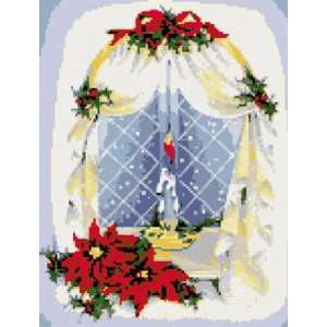 Christmas Window Counted Cross Stitch Kit 