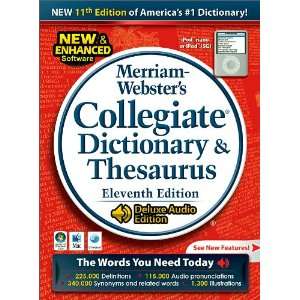  Merriam Webster Collegiate Dictionary  Software