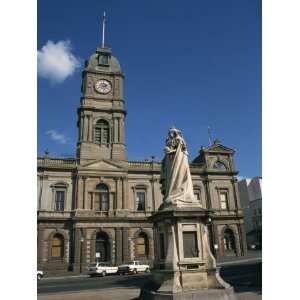  Statue of Queen Victoria and Town Hall, Ballarat, Victoria 