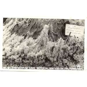 1950s Vintage Postcard Formation of Cave Interior   Craters of the 