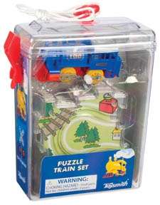 Wind Up Vehicle or Train Puzzle Set Speech Therapy OT  