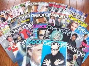   george magazine 23 issues including the farewell issue the jfk tribute
