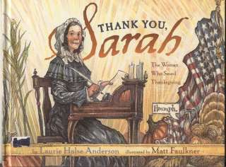 Thank You, Sarah~Laurie Anderson~Hb 2002 1st. 9780689847875  