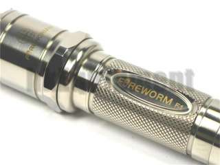 Fireworm F1 Titanium Cree R2 Flashlight w/18650 Battery  