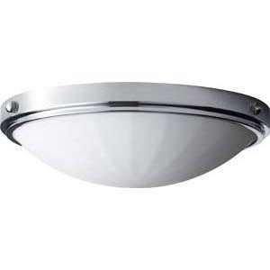 Murray Feiss FM353CH Perry Brushed Steel Flush Mount