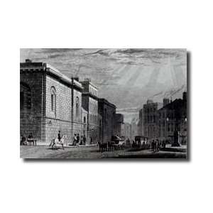   Old Bailey Engraved By Robert Acon 1831 Giclee Print