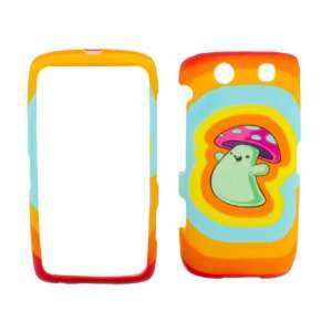 BLACKBERRY TORCH 9850 / 9860 ACID TRIPPING MUSHROOM RUBBERIZED COVER 