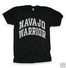 Navajo Warrior Native American Indian pow wow t shirt