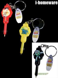 Toy Story 3 Key Chain Ring Black Stylus Pinky Pen S410  
