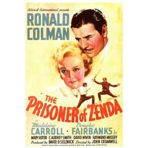  The Prisoner of Zenda (1937) 27 x 40 Movie Poster Style A 