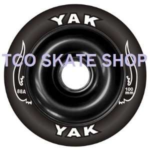 Yak Scat II Full Metal Core Scooter Wheel High Performance 100mm Black 