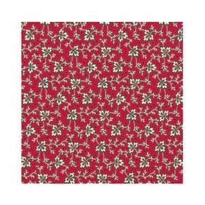   Studio   Red and Black II Collection   12 x 12 Paper   Clover Vine