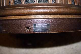    07 OMNI DIRECTIONAL ROUND SPEAKERS WOW WOOD MARBLE RARE NICE  
