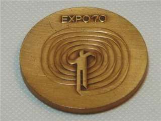 1970 Japan World Exposition Medal   Osaka Expo70  
