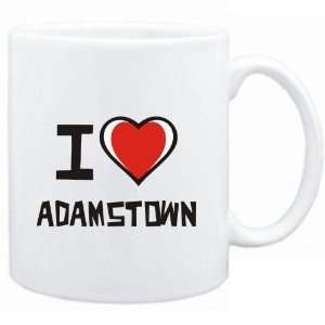  Mug White I love Adamstown  Capitals