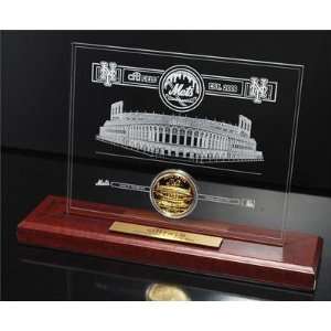  Citi Field New York Mets 24KT Gold Desktop Etched Acrylic 