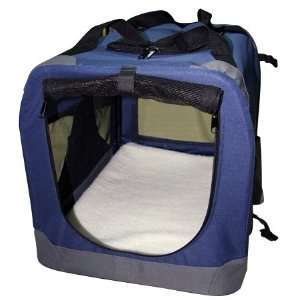  Blue Dog Pet Products Soft Sided Dog Crate 32   Blue 