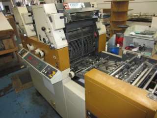 Ryobi 3302 Two color with Crestline Dampening Offset Printing Press 