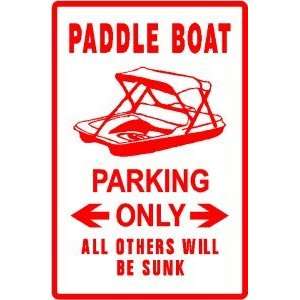 PADDLE BOAT PARKING water fun sport sign 
