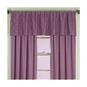  JC Penney Silkesse Pintucked Valance Purple