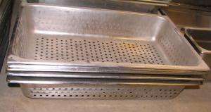 Lot of 150 Stainless Steel Hotel & Steam Pans, Mixing Bowls Muffin 