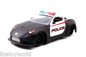 Jada 2010 Badge City Heat Nissan 350Z Wave 2 Collector #21 POLICE 
