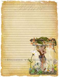 HOODWINKED Parchment paper Stationary Fairy Fantasy BoS  