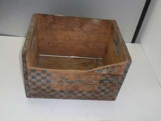 1959 Sealtest Foods Connecticut Wooden Milk Crate Box  