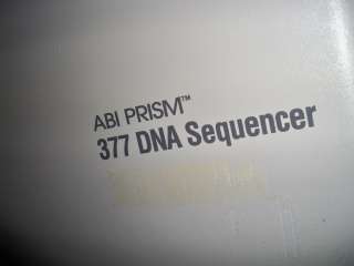   337 INFRARED SPECTROPHOTOMETER/ABI PRISM 377 DNA Sequencer  