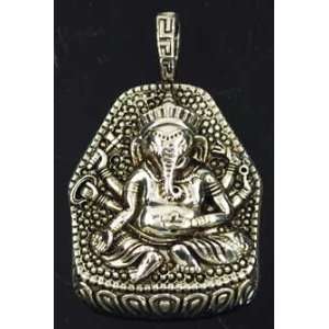 Ganesh Amulet Necklace Pendant Wicca Wiccan Pagan Metaphysical 