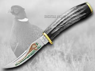   xx bird knife buffalo horn handle hand crafted in u s a 397 ca397 bh23