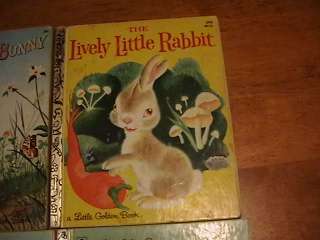 Little Golden/Rand McNally Elf Easter Bunny Rabbit Mixed Lot  