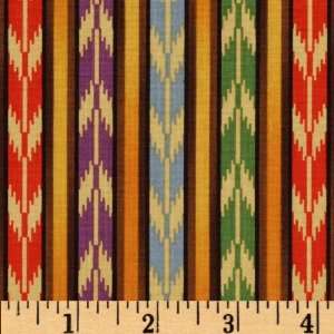  44 Wide Rocking Horse Ranch Aztec Stripes Multi Fabric 